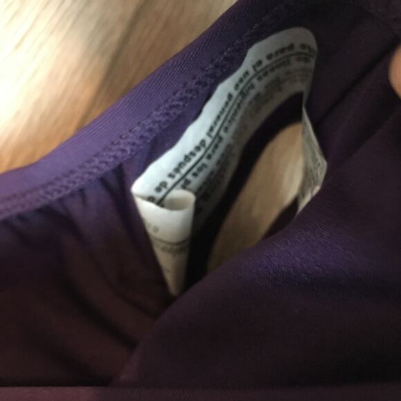 Lands' End Women's Dark Purple One Piece Swimsuit size XXL NWT - Picture 6 of 10